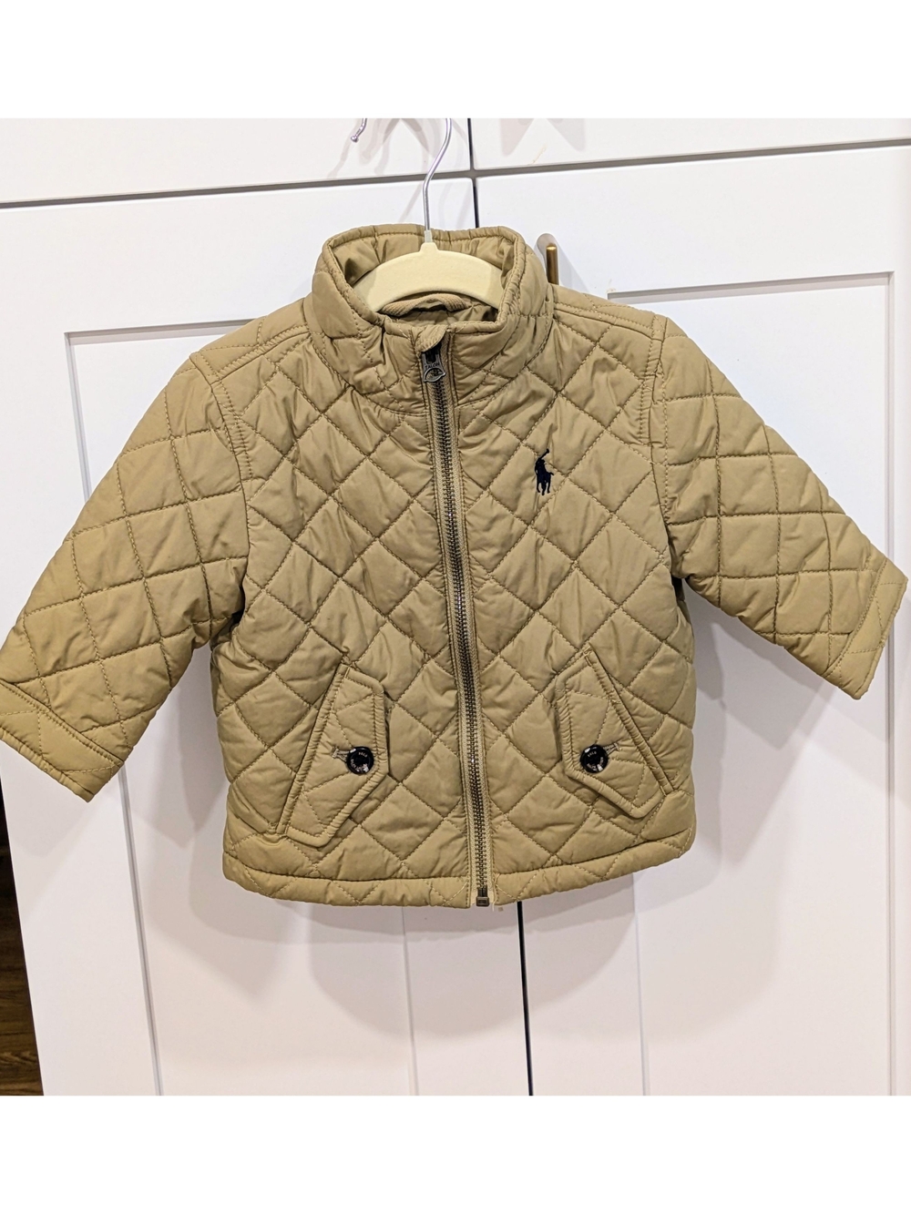 Ralph Lauren Quilted Puffer Jacket - Khaki
